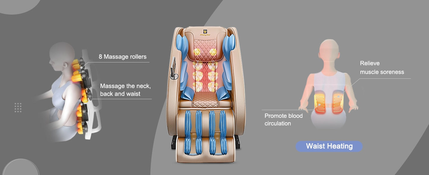 Massage Chair Recliner with Extra Features